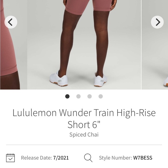 lululemon athletica Pants - lululemon athletica spiced chai Bike Shorts